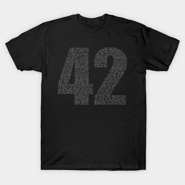 About 42 T-Shirt by maped